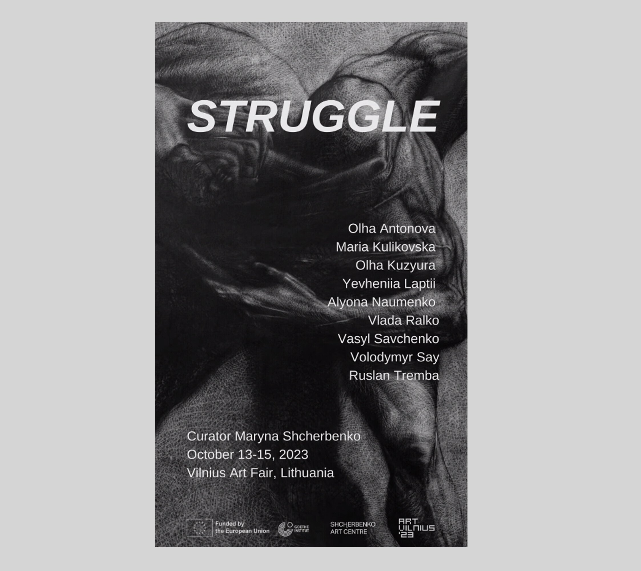 "LOSS" INSTALLATION PRESENTED AS PART OF THE "STRUGGLE" PROJECT AT ART VILNIUS